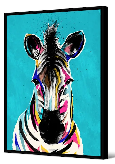 Tableau Durkan le zèbre