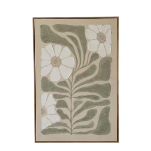 Tableau fleur blanche