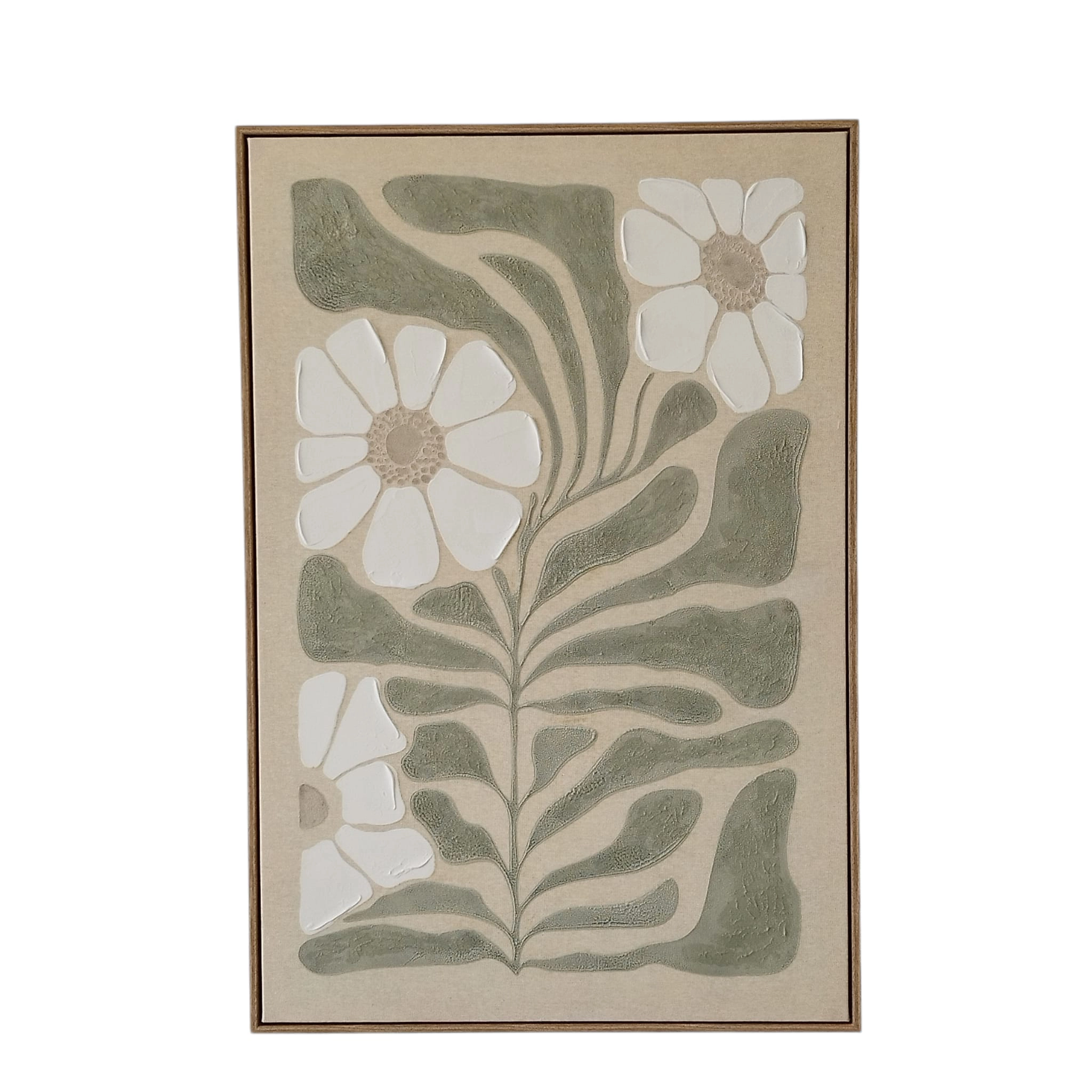 Tableau fleur blanche