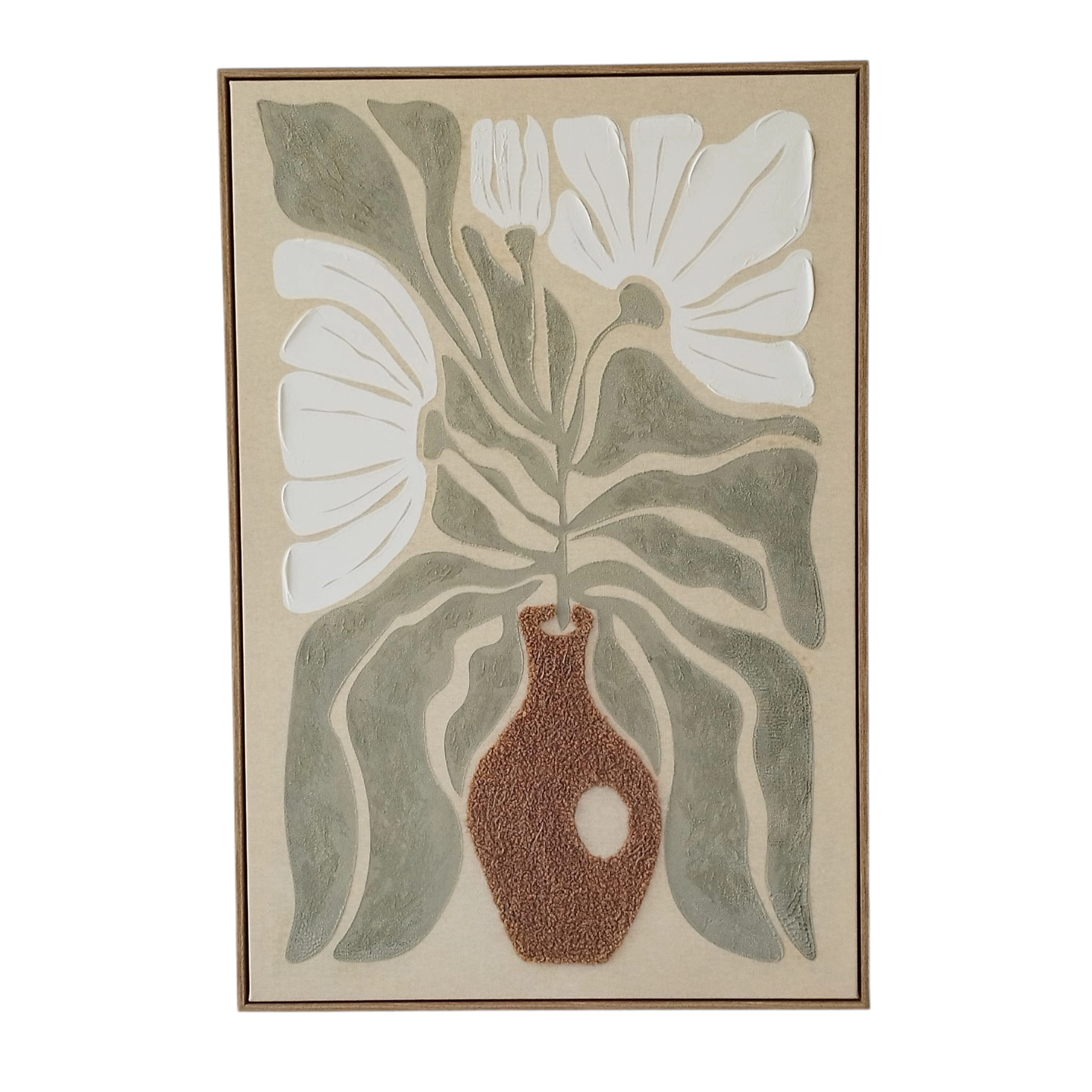 Tableau fleur blanche