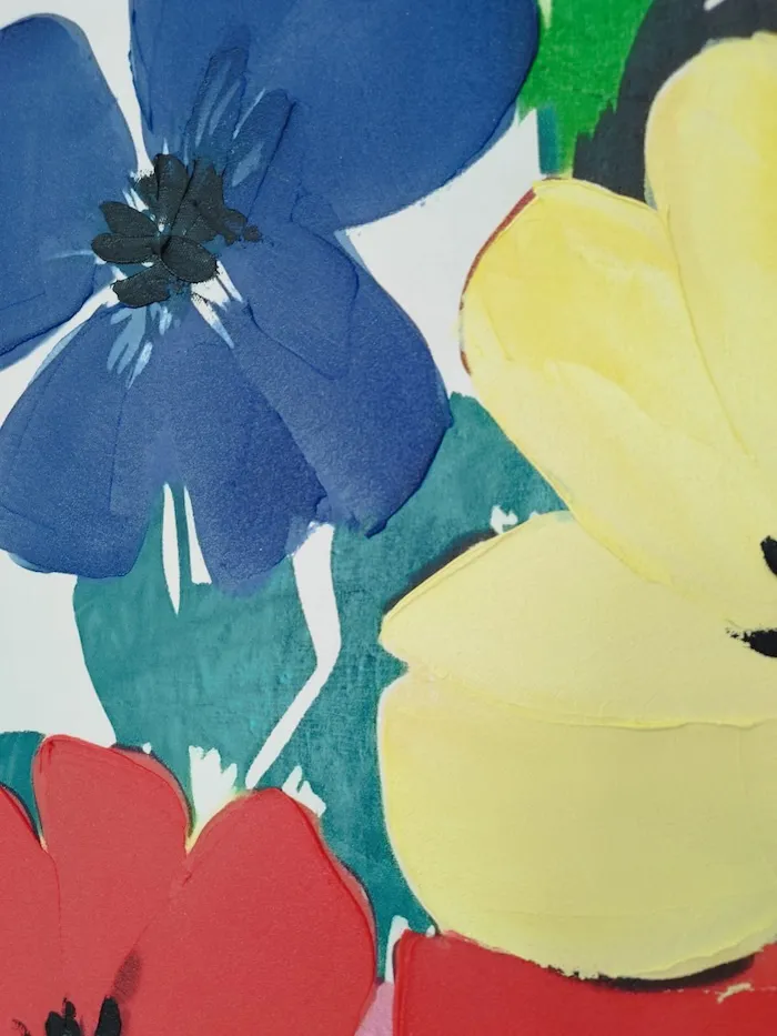 Tableau Fleurs multicouleur – Image 2