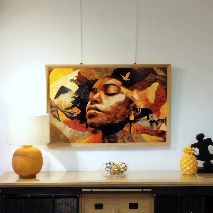 TABLEAU FEMME NOIRE
