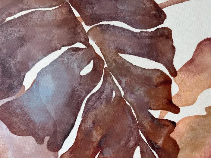 Tableau Monstera terracotta – Image 4