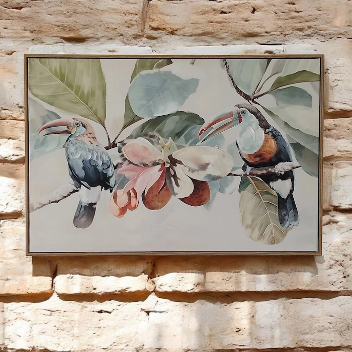 Tableau oiseaux tropicaux