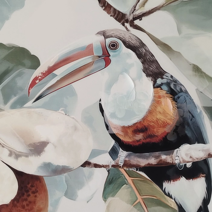 Tableau oiseaux tropicaux