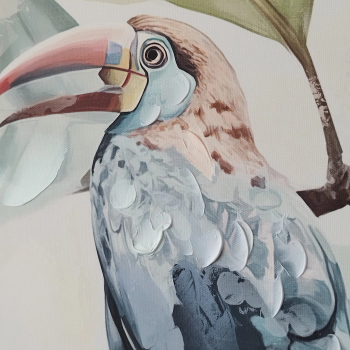 Tableau oiseaux tropicaux