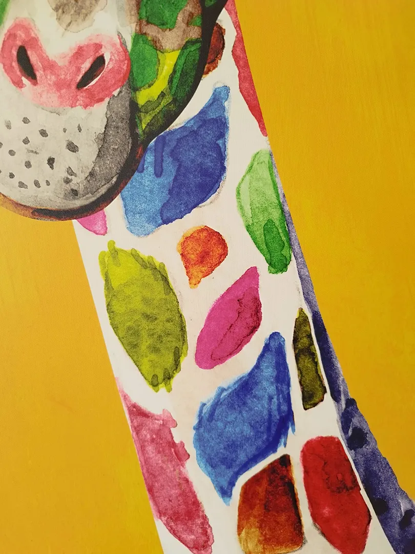 Tableau Zambia la girafe – Image 3