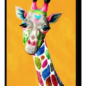 Tableau Zambia la girafe