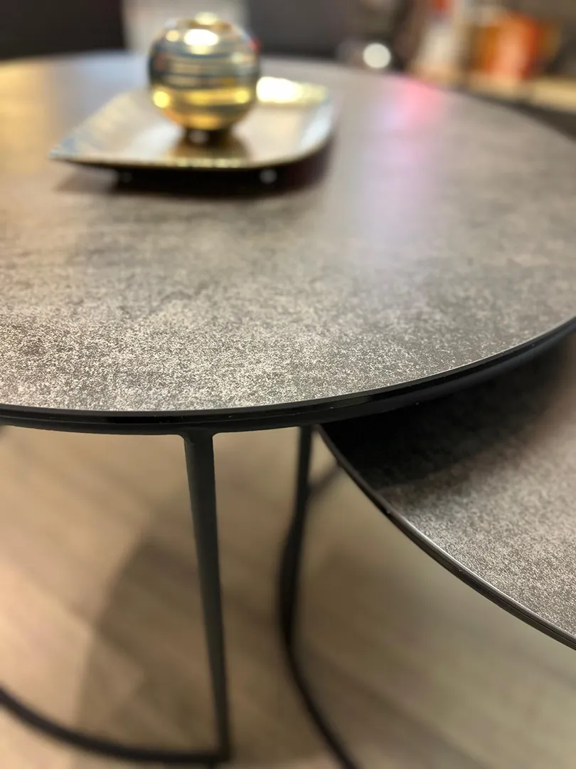 Table basse Gigogne ronde Stromboli – Image 3