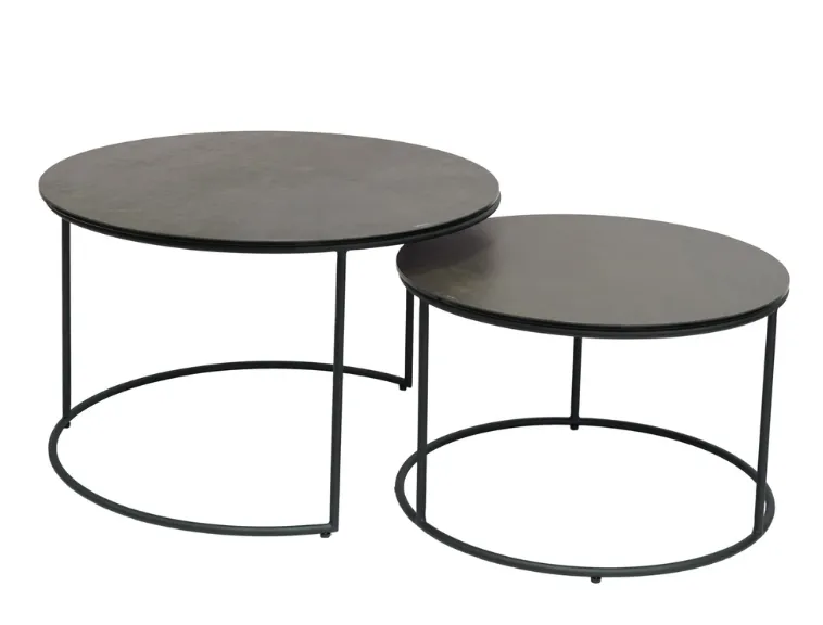 Table basse Gigogne ronde Stromboli – Image 9