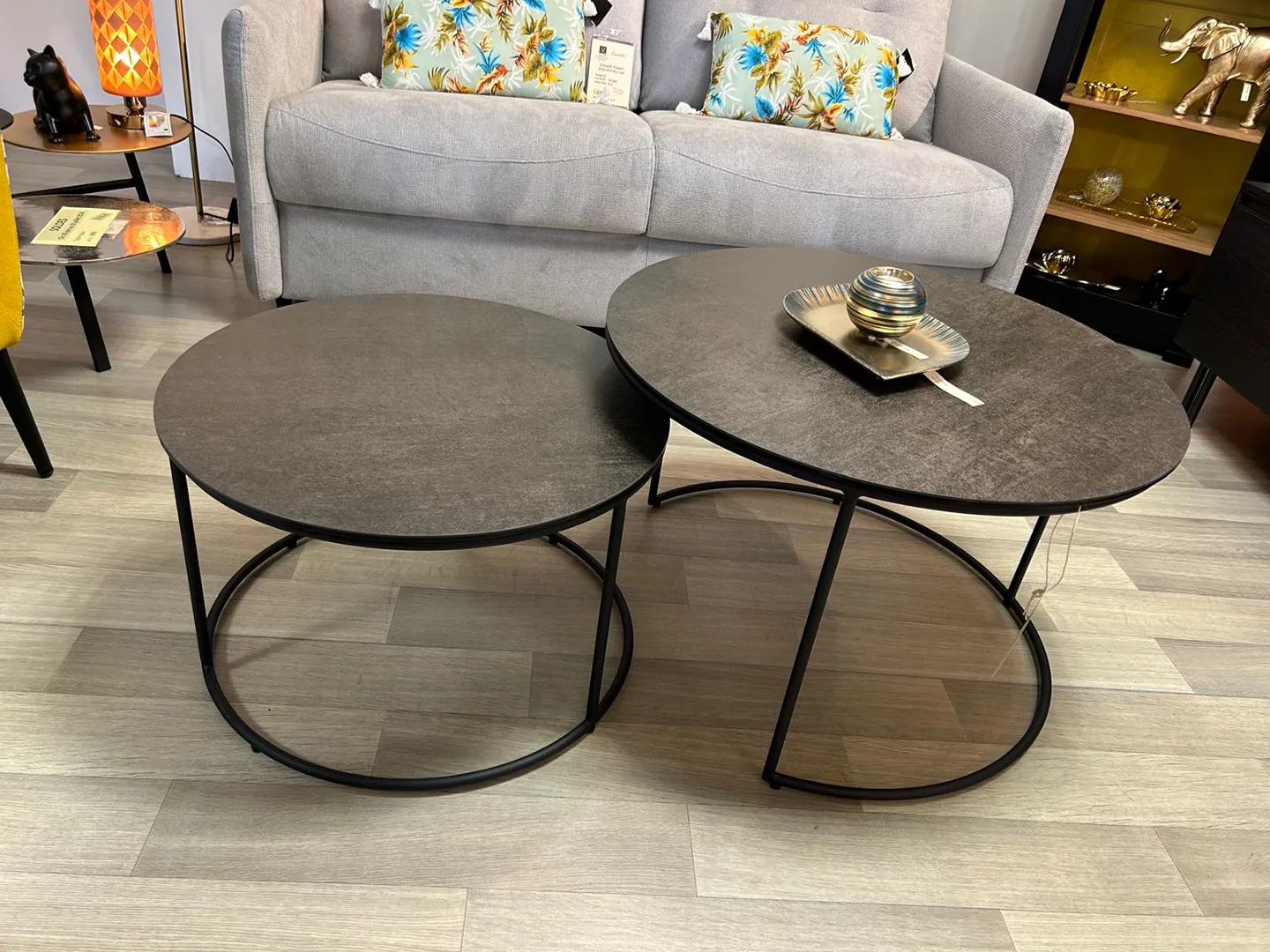 Table basse Gigogne ronde Stromboli – Image 5