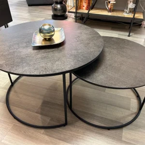 Table basse Gigogne ronde Stromboli