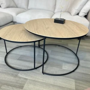 Table basse Gigogne ronde Wood Time