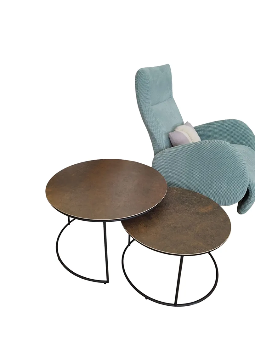 Table basse Gigogne ronde Moka – Image 5