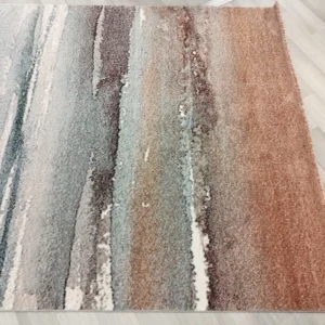 tapis gris terracotta