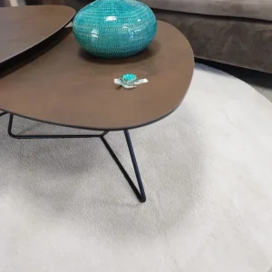 Tapis rond Touch ivoire