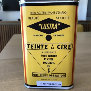 Teinte à la cire - Demi teinte dorée