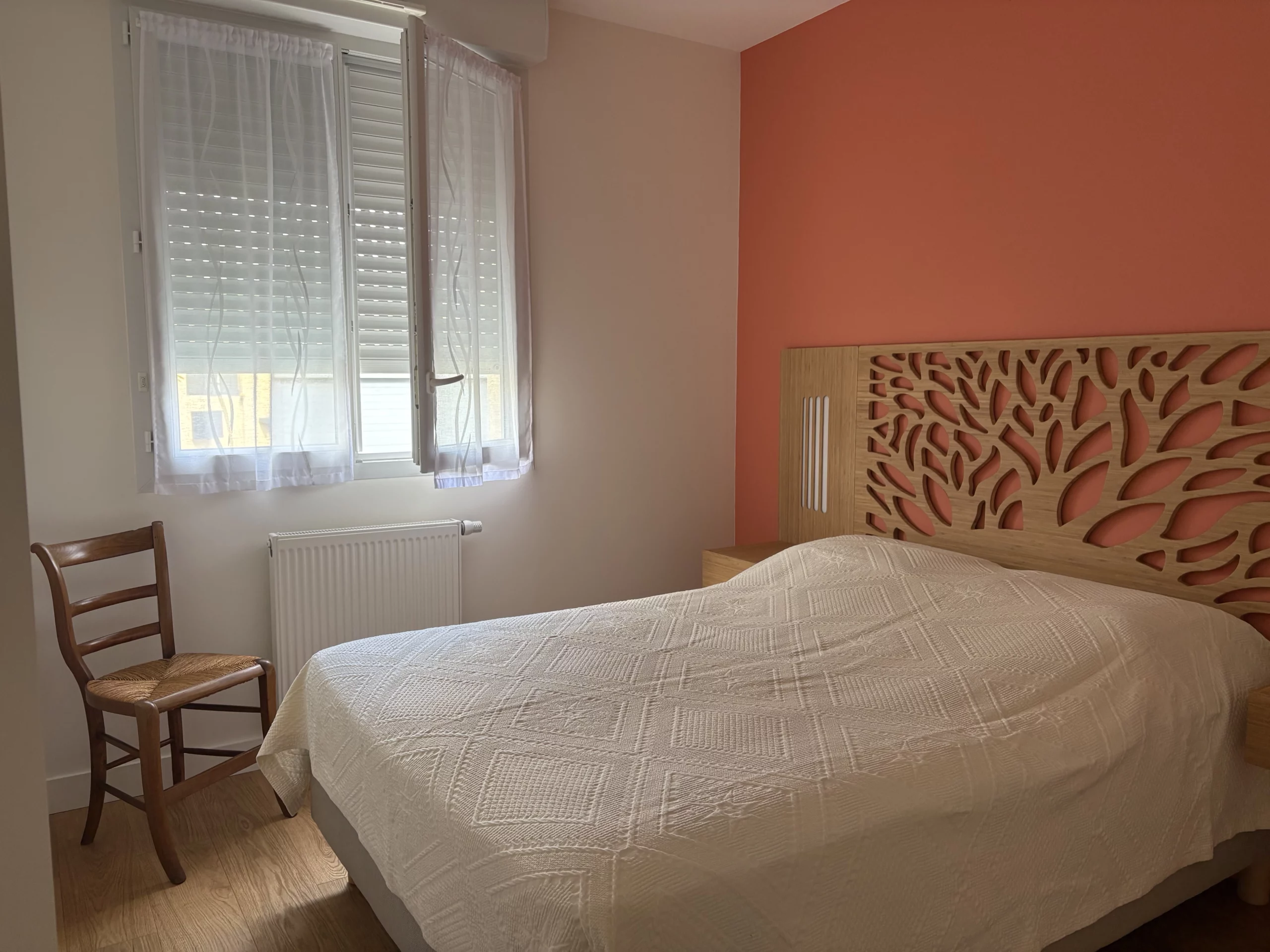 Tête de lit en bois Canopée 140 avec chevets – Image 6