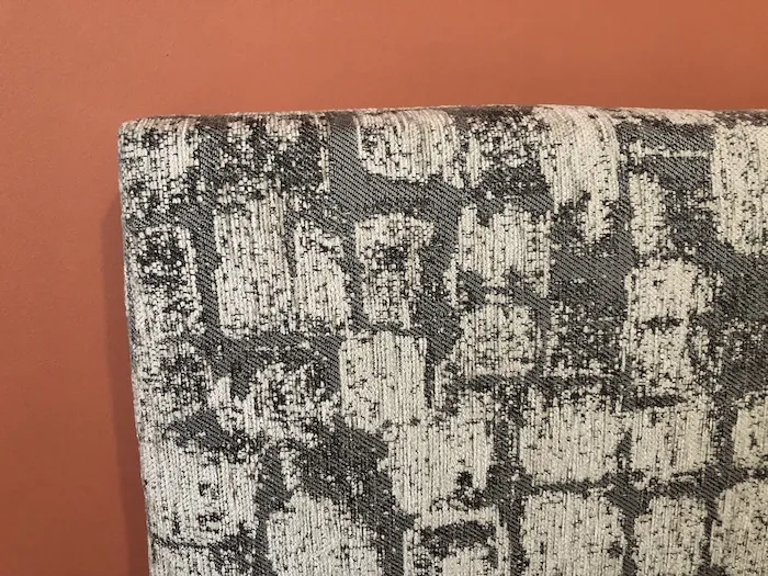 Tête de lit Corail 140 tissu Brique grise – Image 2