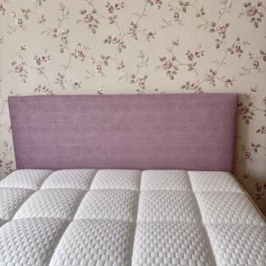 Tête de lit Corail velours côtelé rose 160