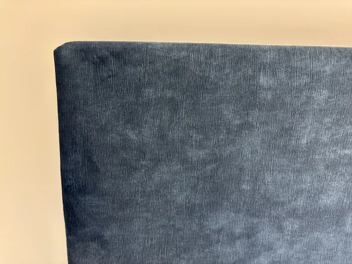 Tête de lit Souple 140 tissu bleu – Image 2