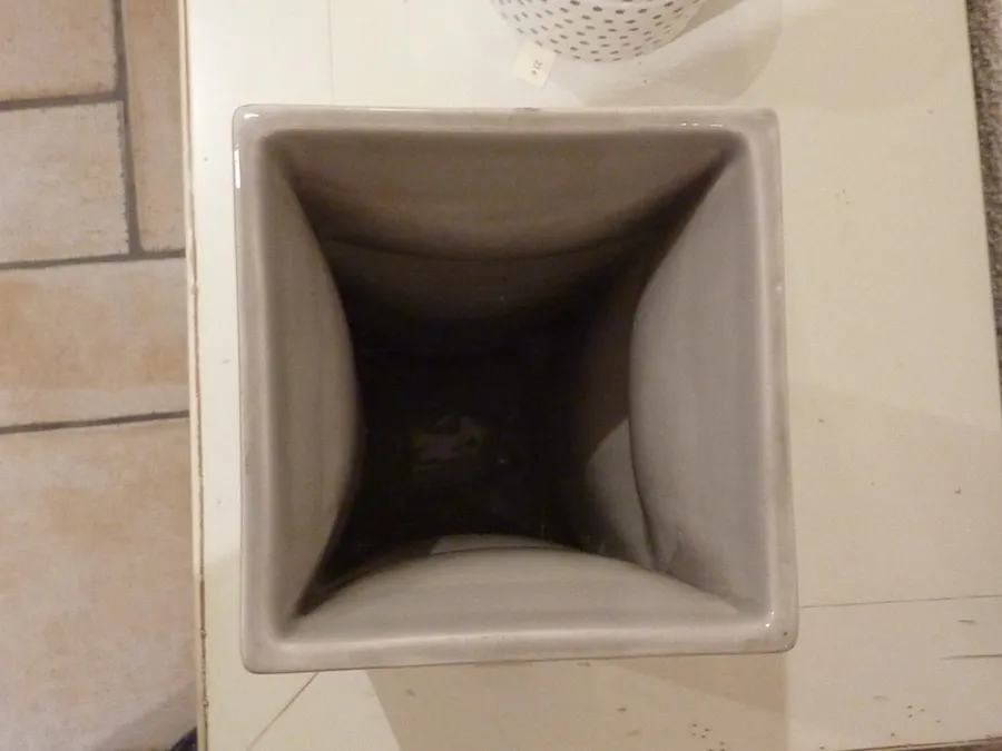 Vase Angélique gris clair – Image 2