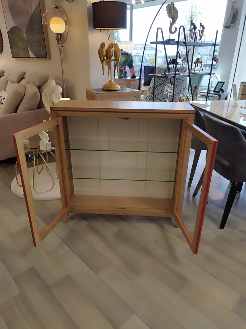 Vitrine en chêne avec Terracotta – Image 8