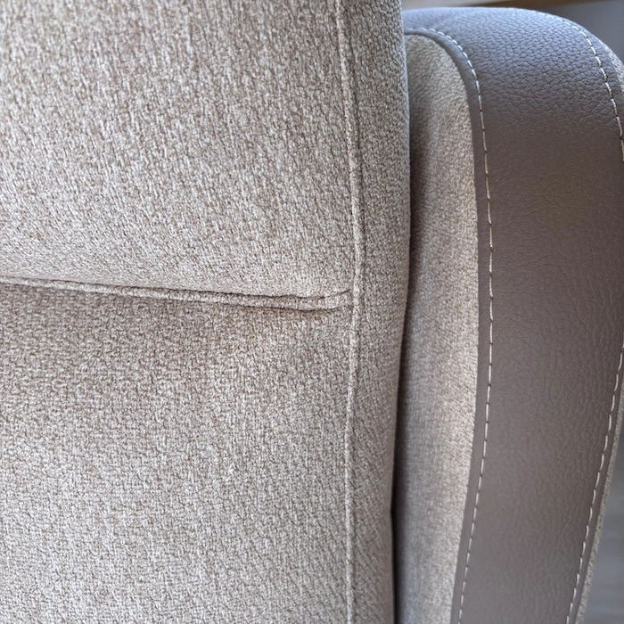 Fauteuil grand confort beige