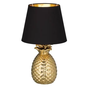 Lampe Ananas Doré