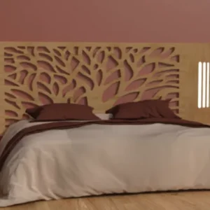 Tête de lit en bois Canopée 160 avec chevets