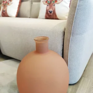 Vase en verre Terracotta